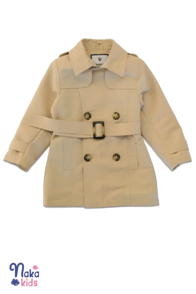 Lila Chic Çocuk Trençkot
