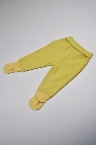 Çoraplı Alt Eşofman-Hardal 6-9 ay