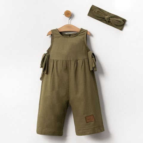 Pamuk Çocuk Tulum-Saç Bandı 2-3 yaş - mor