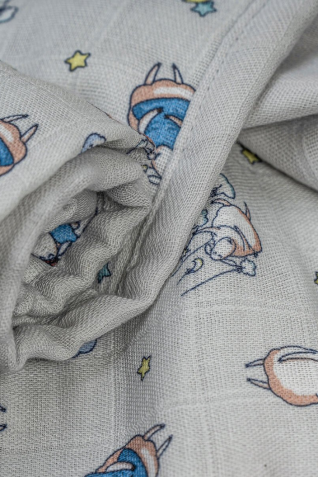 Büyük Boy 4 Kat Müslin Battaniye- 145*100 cm