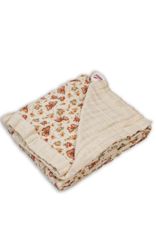 Büyük Boy 4 Kat Müslin Battaniye- 145*100 cm