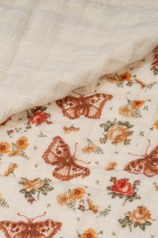 Büyük Boy 4 Kat Müslin Battaniye- 145*100 cm