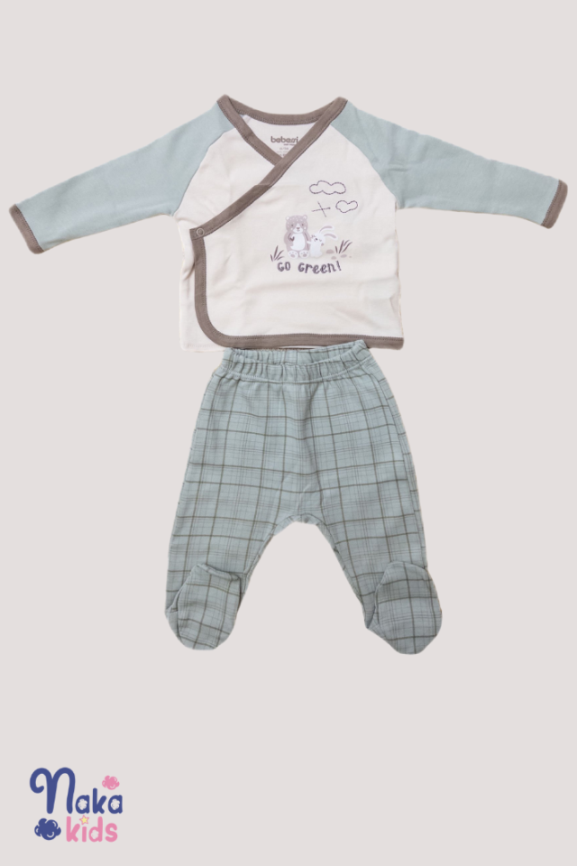 Green Haven %100 Pamuk 10 Parça Bebek Hastane Çıkış Seti