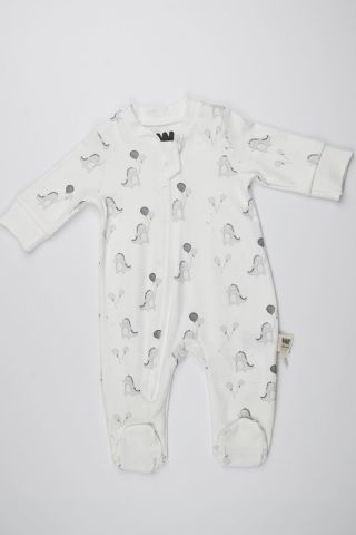 Bebek Dinazor Desenli Tulum 3-6 ay