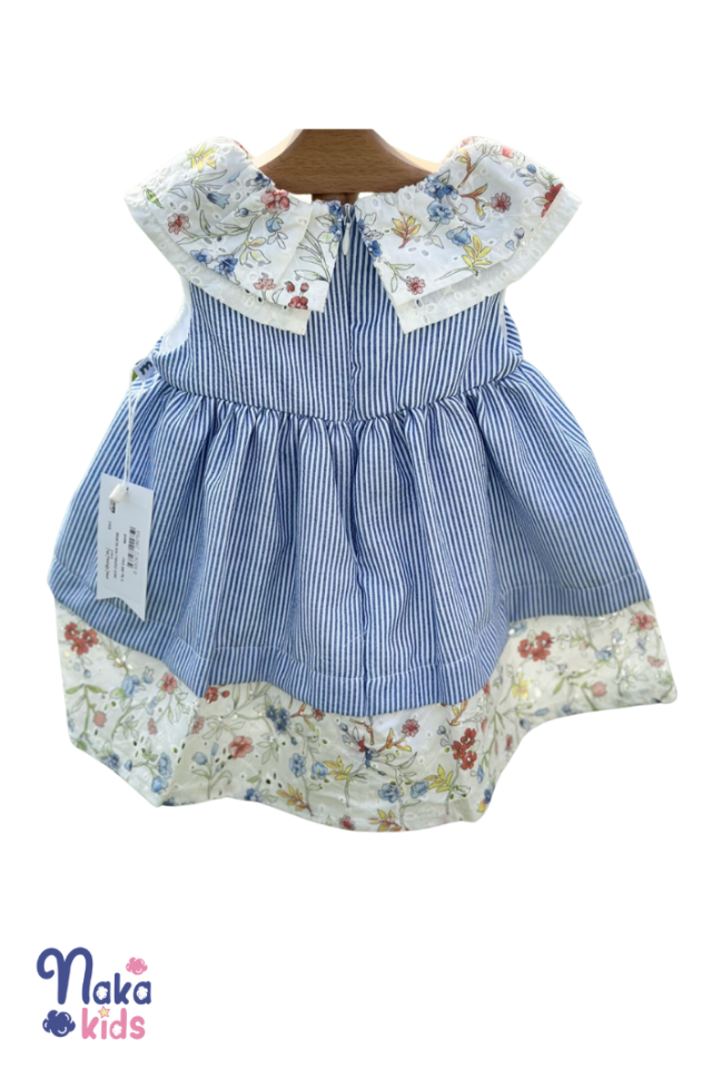Blossom Stripes Elbise