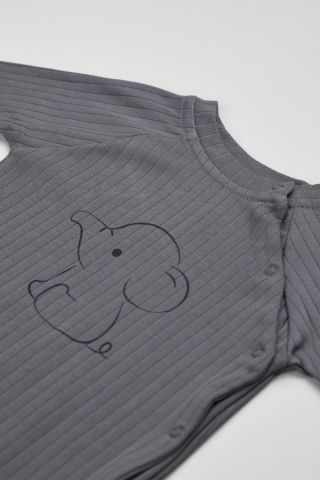 Bebek Fil Tulum- Gri 0-3 ay