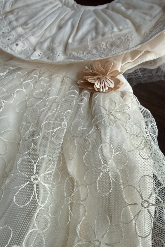 Rosalie Dantel Koleksiyonu Kız Bebek Elbise Seti