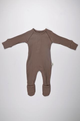 Kendinden Patikli Tulum-Kahverengi 9-12 ay