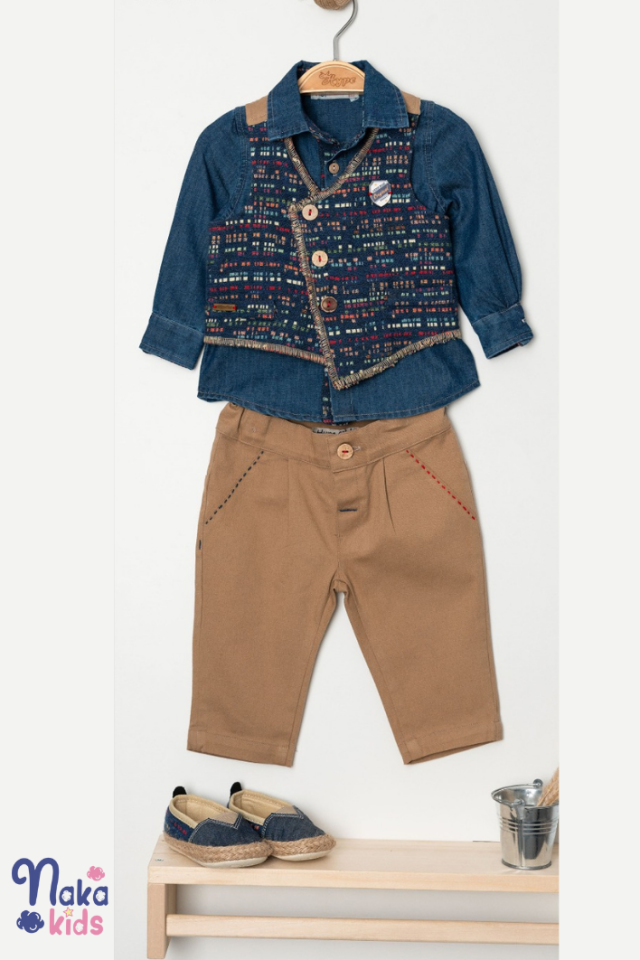 Minik Centilmen Erkek Bebek Takımı