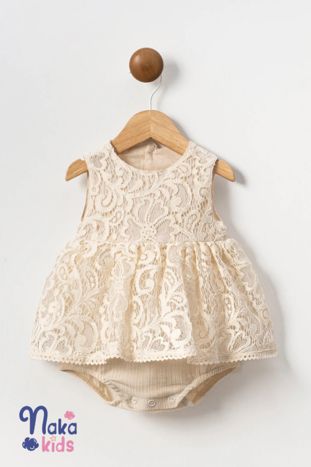 Vintage Zarafet Romper ve Ceket Takımı