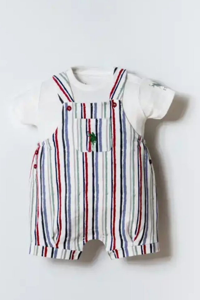 Baby Boy Salopet Set- 2 Parça