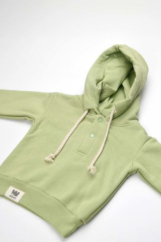 Kapşonlu Eşofman Takım Yeşil 9-12 ay