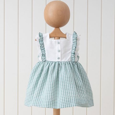 Pötikare Bahar Rüyası Kolsuz Kız Bebek Elbisesi 9 ay