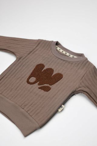 W Eşofman Takım- Kahverengi 9-12 ay