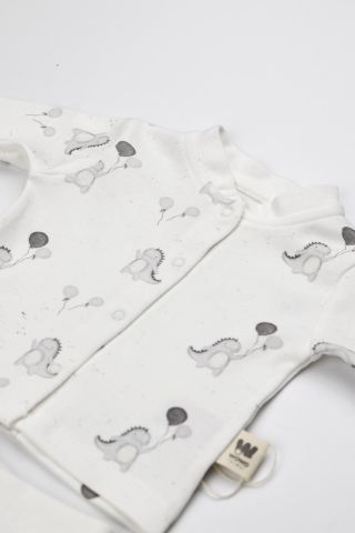 Bebek Dinozor Desenli Pijama Takım 9-12 ay