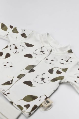 Pamuk Kozası Desenli Pijama Takım 3-6 ay