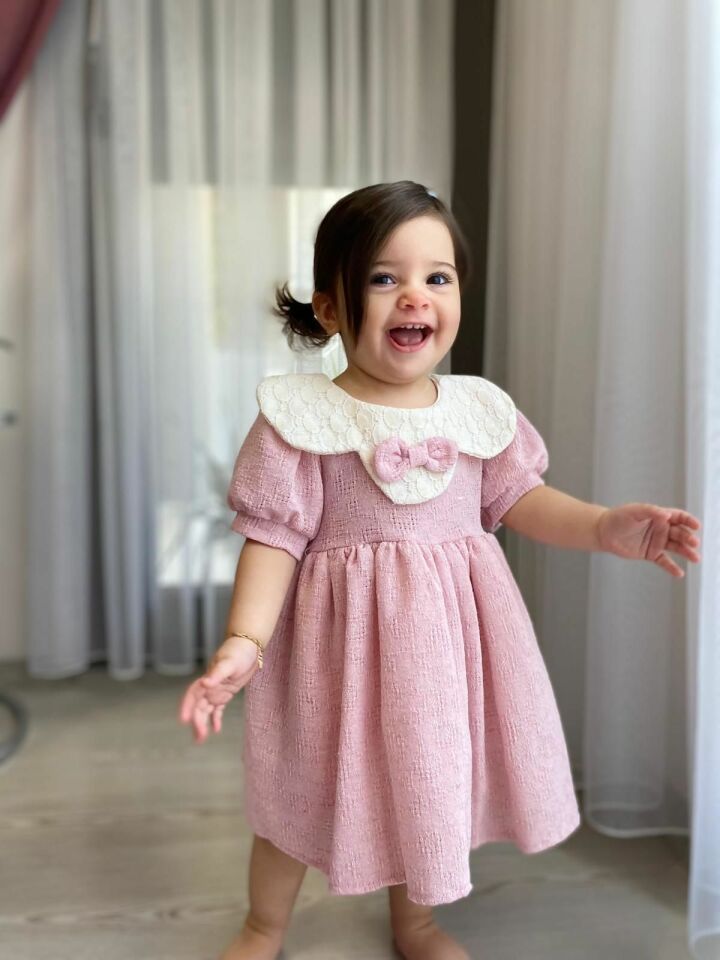 Zümrüt Kız Bebek Elbisesi 6 ay