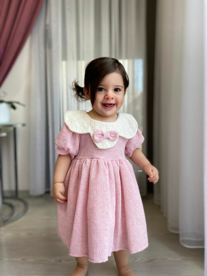 Zümrüt Kız Bebek Elbisesi 6 ay