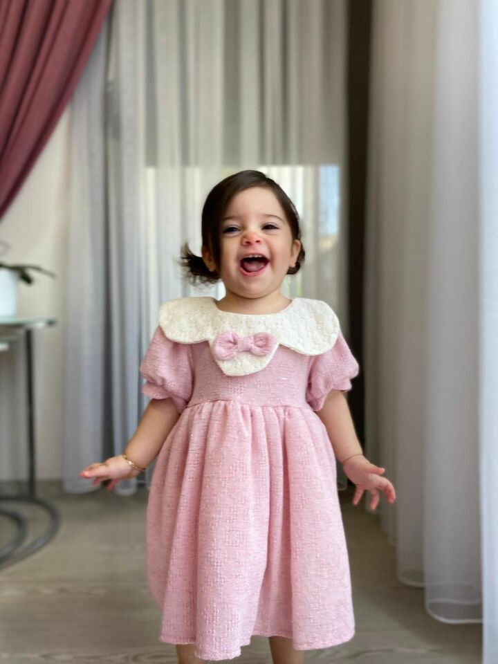 Zümrüt Kız Bebek Elbisesi 6 ay
