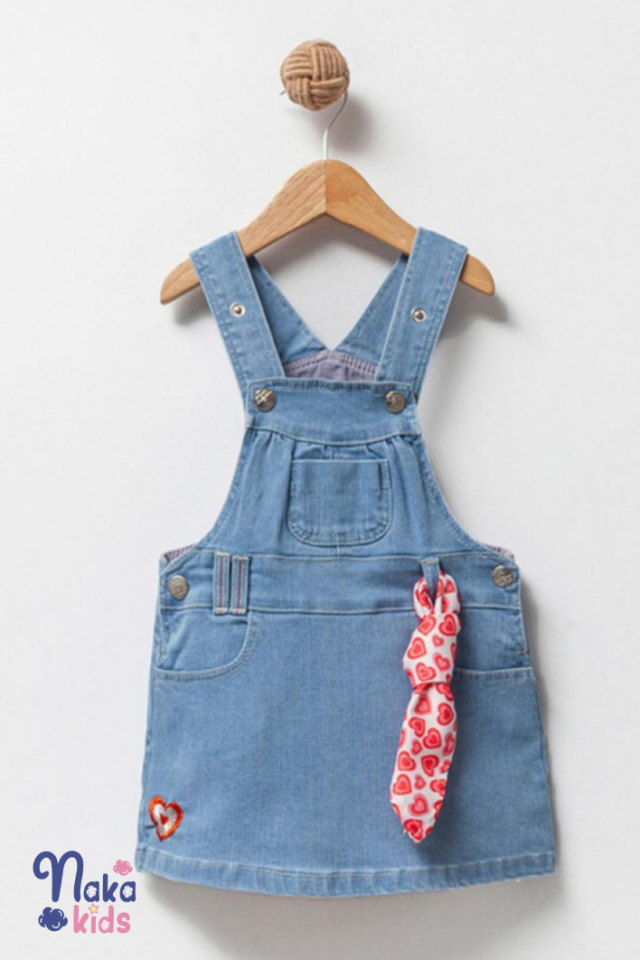 Kalp Dokunuşu Kot Bahçıvan Etek