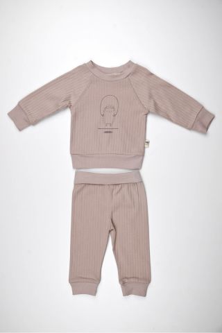 Kirpi Reglan Takım- Capucino 12-18 ay