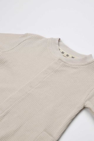 Waffle Tulum- Krem 18-24 ay