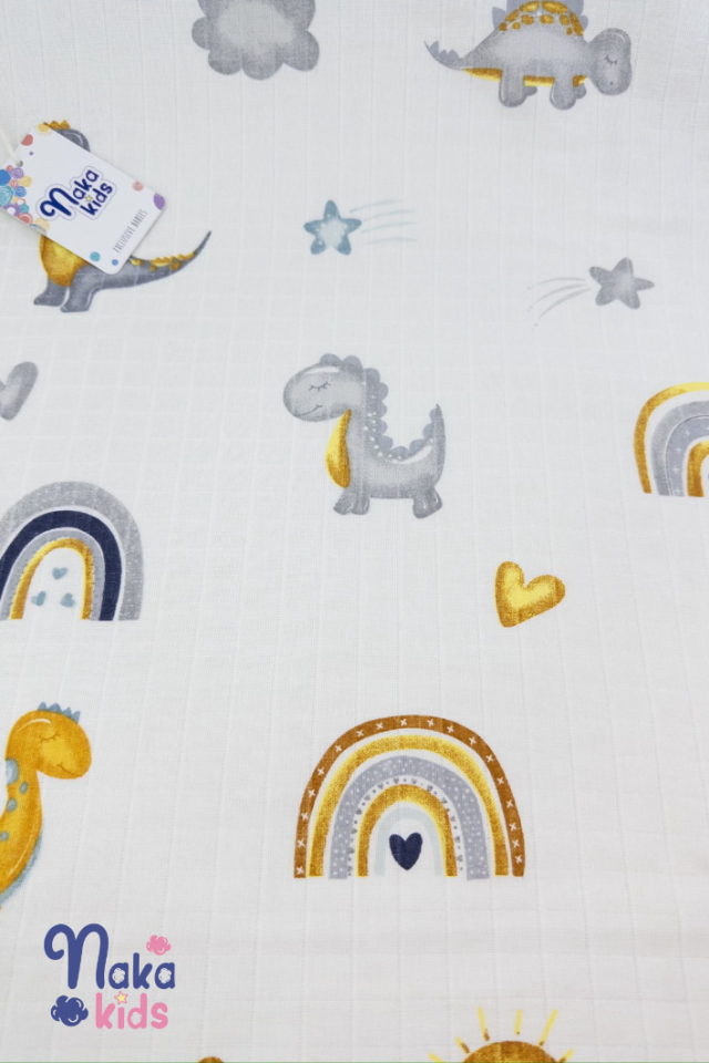 Hardal Gökkuşağı  Müslin Örtü