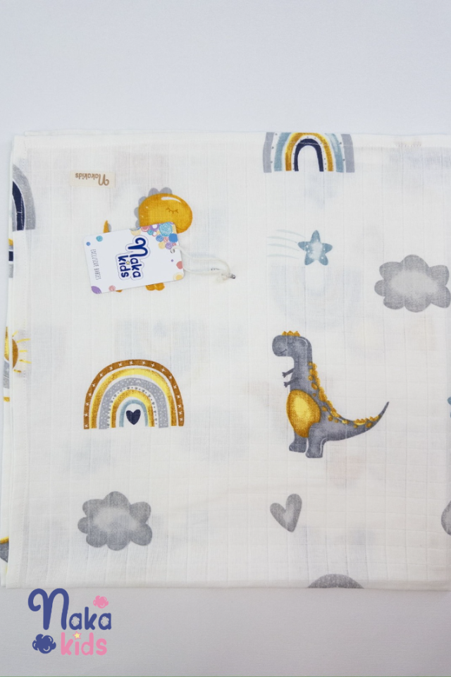 Hardal Gökkuşağı  Müslin Örtü