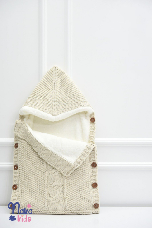 Saç Örgülü Anakucağı Krem