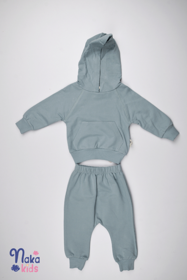 Kangru Cepli Eşofman Takım 12-18 ay - Turkuaz