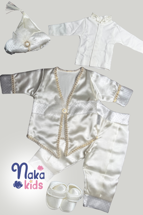 Şehzade Gold Erkek Bebek Seti – 5 Parça